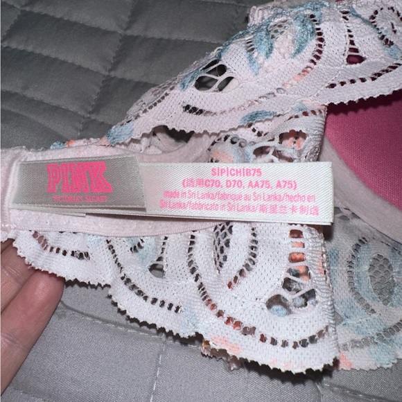 Victoria’s Secret PINK Lace Bralette with Floral Design - Picture 4 of 5